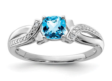 Sterling Silver Rings Style QR4553BT - Classique Jewelry Inc.