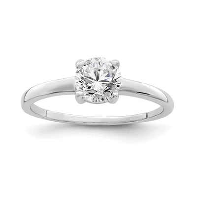 Sterling silver cubic zirconia ring