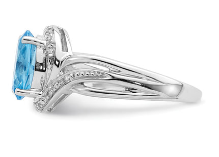 Sterling Silver Rings Style QR4642BT - Classique Jewelry Inc.