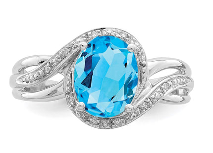 Sterling Silver Rings Style QR4642BT - Classique Jewelry Inc.