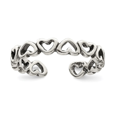 Sterling silver heart ring