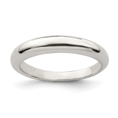 Sterling silver stackable band