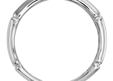 Sterling silver diamond ring, alternate view