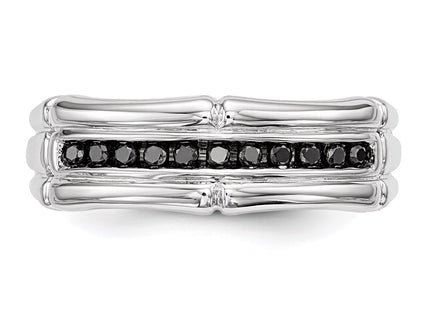 Sterling silver diamond ring, further view