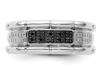 Sterling silver diamond ring, further view