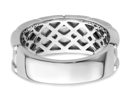 Sterling silver diamond ring, additional view