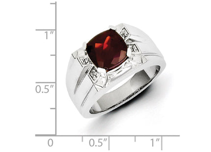 Sterling silver diamond ring, alternate view