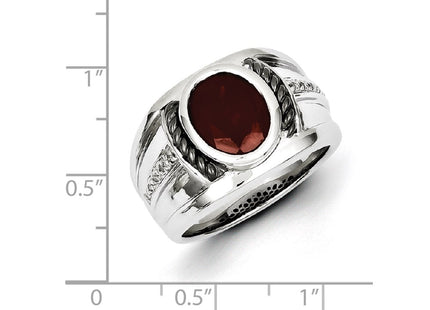 Sterling Silver Rings Style QR5549GA - Classique Jewelry Inc.