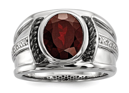 Sterling Silver Rings Style QR5549GA - Classique Jewelry Inc.