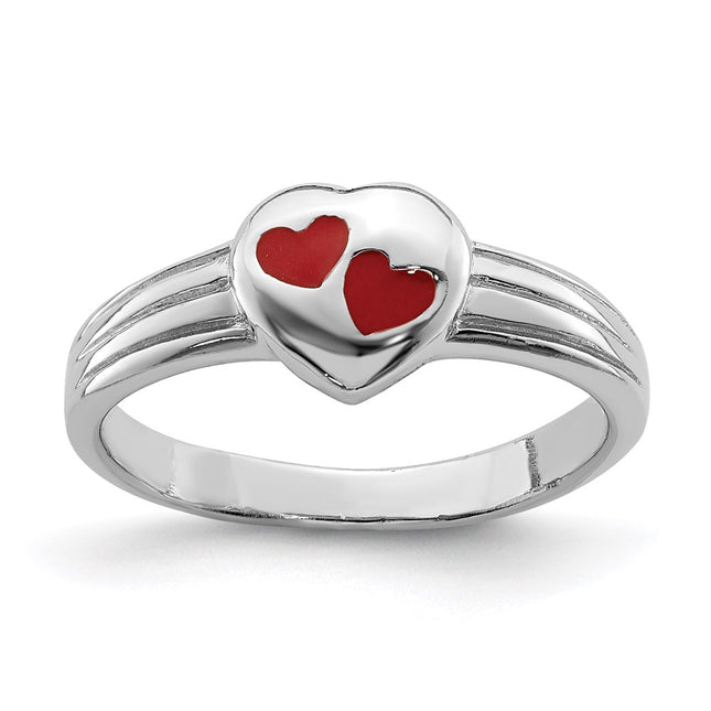 Sterling silver heart ring