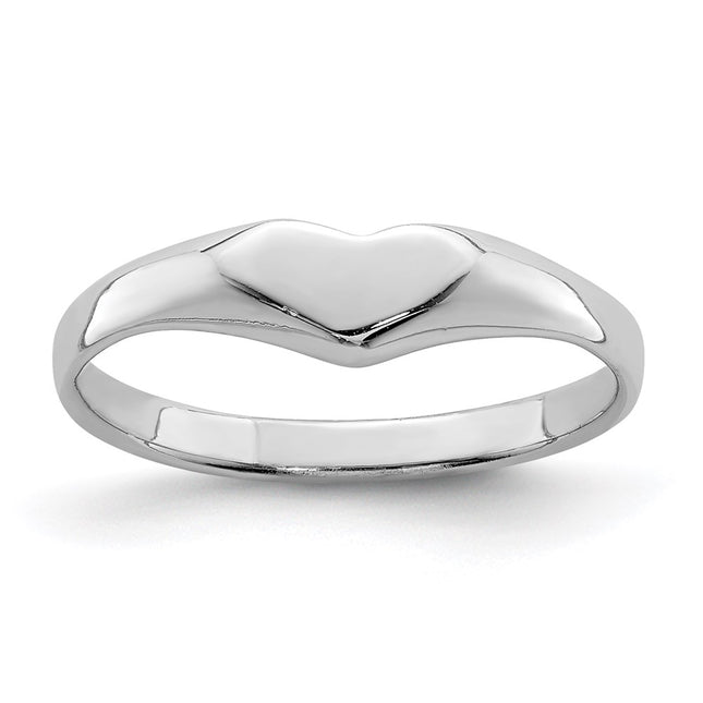 Sterling silver heart ring