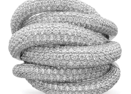 Sterling Silver Rings Style QR5969 - Classique Jewelry Inc.