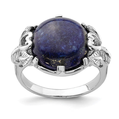 Sterling silver lapis ring