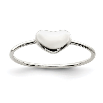 Sterling silver heart ring