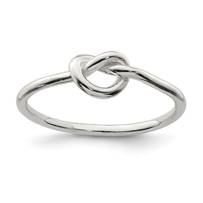 Sterling silver knot ring