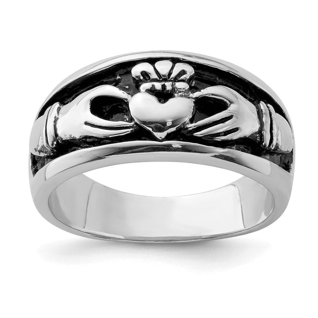 Sterling silver claddagh ring
