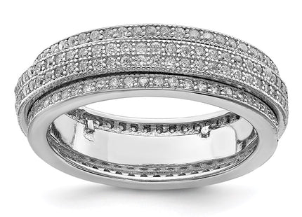 Sterling Silver Rings Style QR6186 - Classique Jewelry Inc.