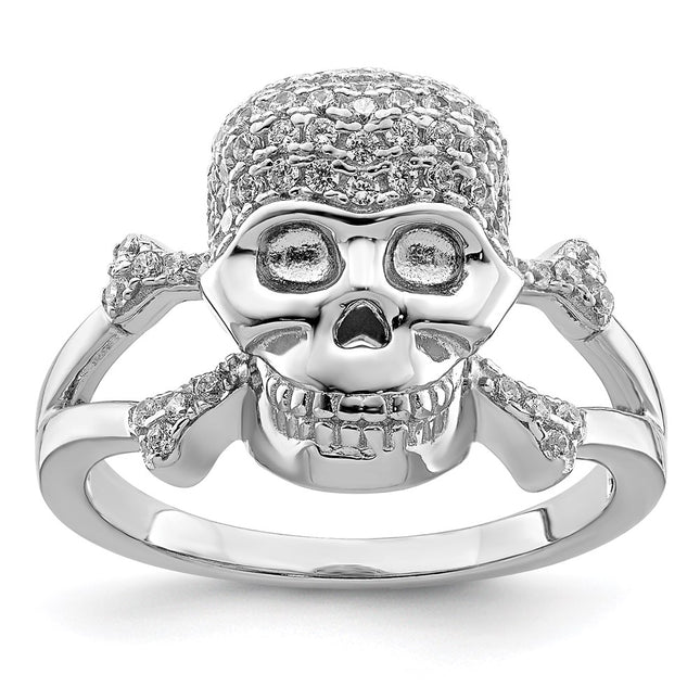 Sterling silver cubic zirconia ring