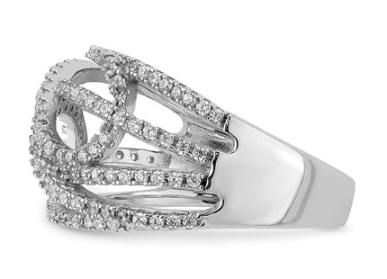 Sterling Silver Rings Style QR6258 - Classique Jewelry Inc.