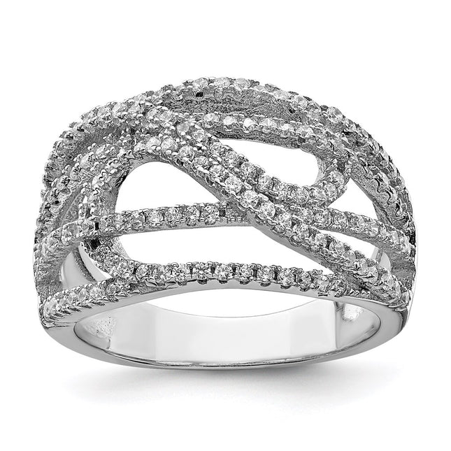 Sterling Silver Rings Style QR6258 - Classique Jewelry Inc.