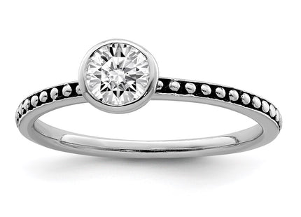 Sterling Silver Rings Style QR6311 - Classique Jewelry Inc.