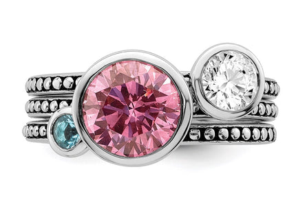 Sterling Silver Rings Style QR6311 - Classique Jewelry Inc.