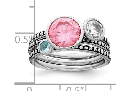 Sterling Silver Rings Style QR6311 - Classique Jewelry Inc.