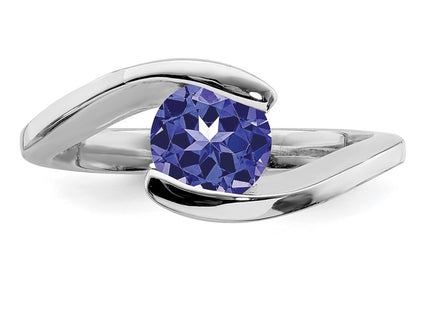 Sterling Silver Rings Style QR6370TZ - Classique Jewelry Inc.