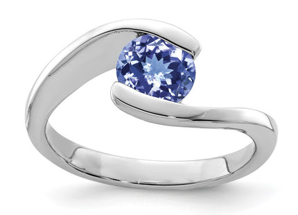 Sterling Silver Rings Style QR6370TZ - Classique Jewelry Inc.