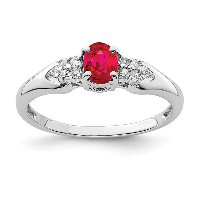 Sterling Silver Rings Style QR6383R - Classique Jewelry Inc.