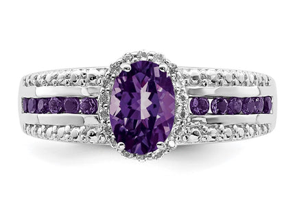 Sterling Silver Rings Style QR6385AM - Classique Jewelry Inc.