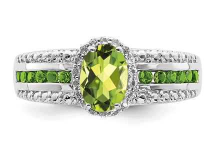 Sterling Silver Rings Style QR6385PE - Classique Jewelry Inc.