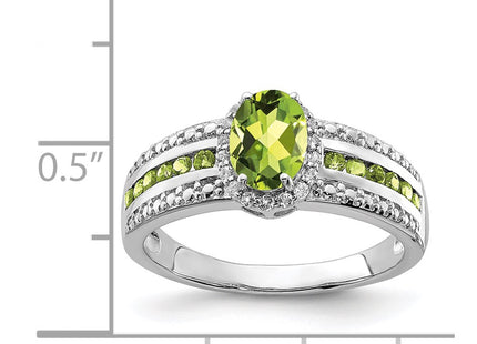 Sterling Silver Rings Style QR6385PE - Classique Jewelry Inc.