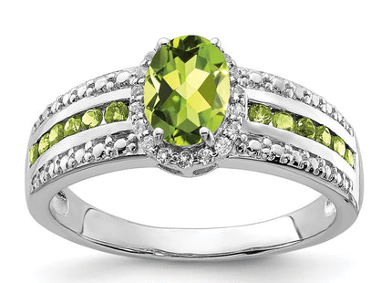 Sterling Silver Rings Style QR6385PE - Classique Jewelry Inc.