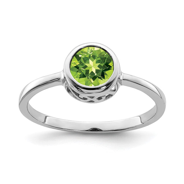 Sterling Silver Rings Style QR6399PE - Classique Jewelry Inc.