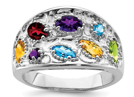 Sterling Silver Rings Style QR6402RB - Classique Jewelry Inc.