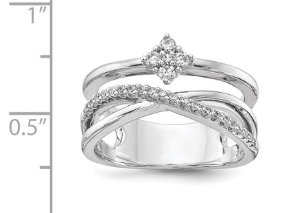Sterling Silver Rings Style QR6529 - Classique Jewelry Inc.