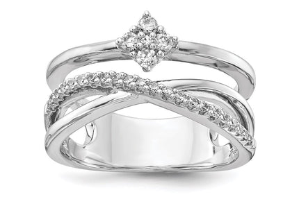 Sterling Silver Rings Style QR6529 - Classique Jewelry Inc.