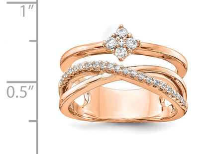 Sterling Silver Rings Style QR6529P - Classique Jewelry Inc.