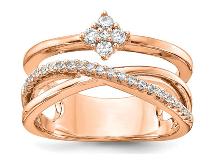 Sterling Silver Rings Style QR6529P - Classique Jewelry Inc.