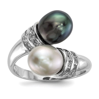 Sterling silver cubic zirconia ring