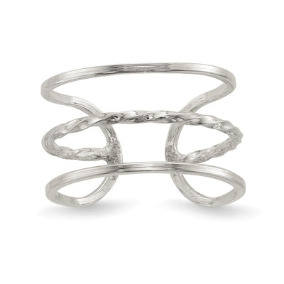 Sterling silver bar ring