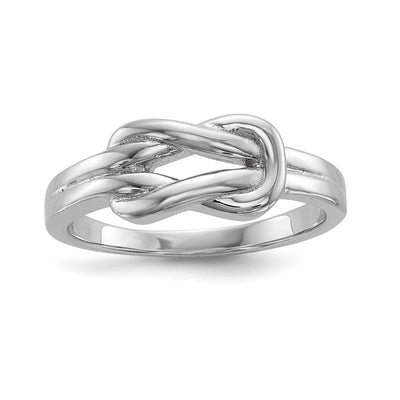 Sterling silver knot ring