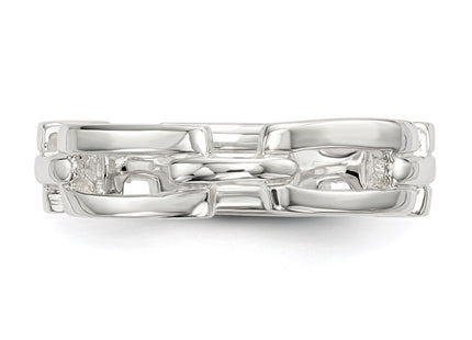 Sterling Silver Rings Style QR6593 - Classique Jewelry Inc.