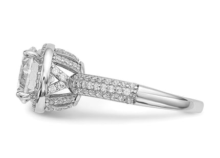 Sterling Silver Rings Style QR6633 - Classique Jewelry Inc.