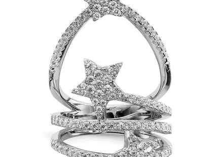 Sterling Silver Rings Style QR6653 - Classique Jewelry Inc.