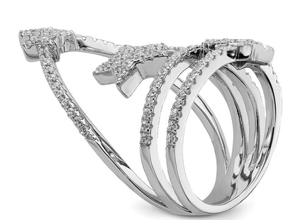 Sterling Silver Rings Style QR6653 - Classique Jewelry Inc.