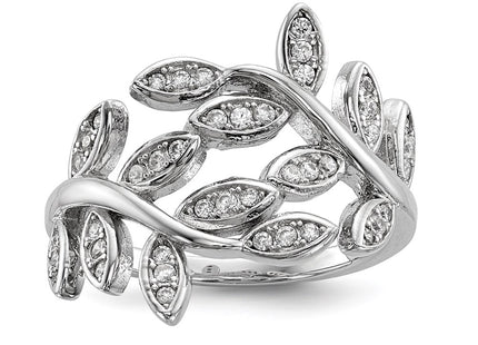 Sterling Silver Rings Style QR6654 - Classique Jewelry Inc.