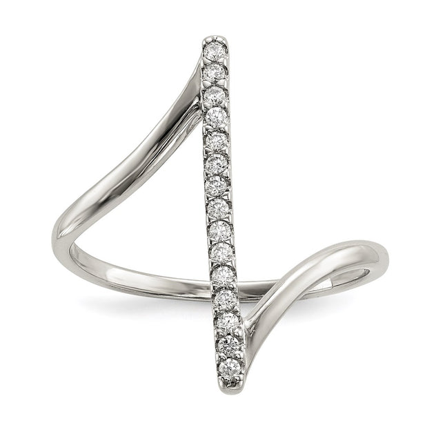 Sterling Silver Rings Style QR6673 - Classique Jewelry Inc.