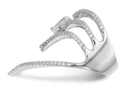 Sterling Silver Rings Style QR6676 - Classique Jewelry Inc.